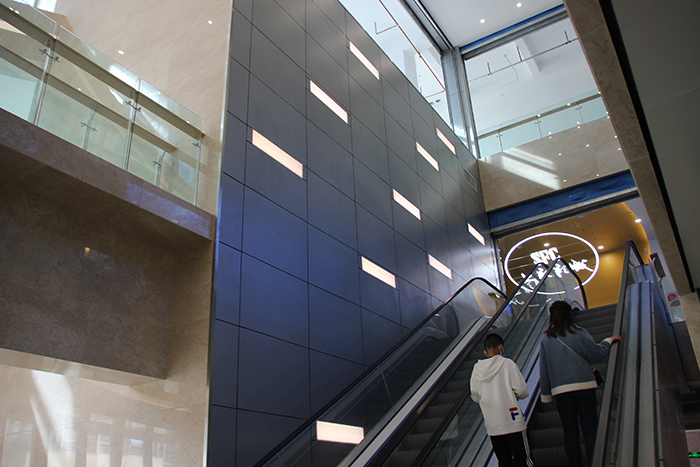 昆明南悅城商場鋁單板室內外裝飾項目